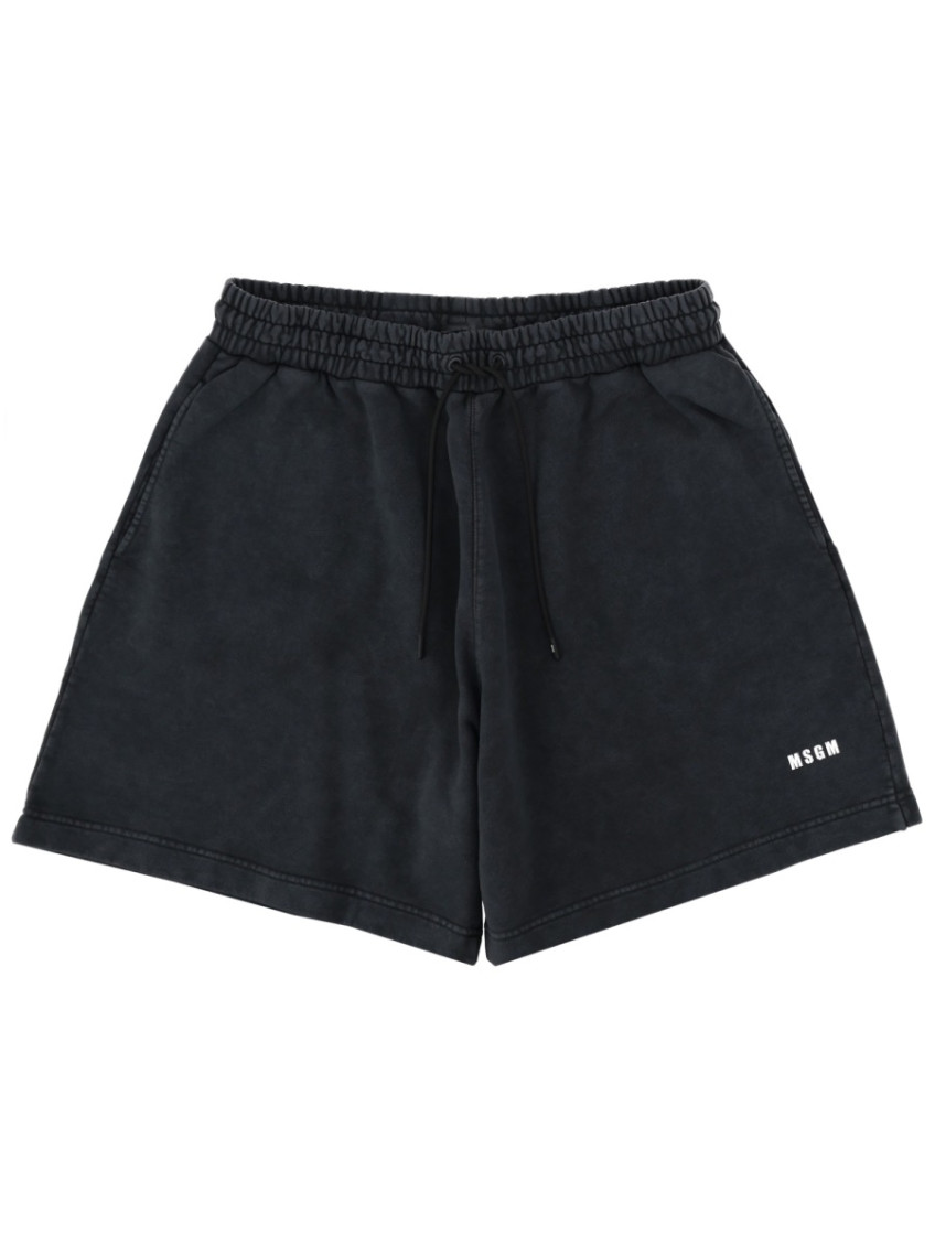 MSGM - logo beach shorts elastic waist pocket