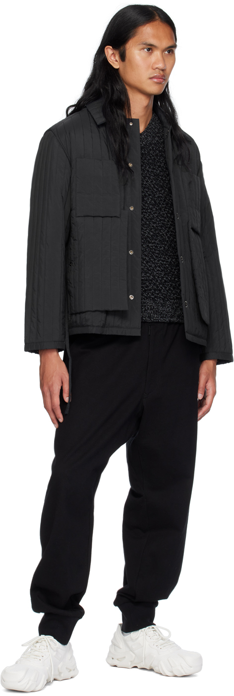 Craig Green Black Quilted Worker Jacket