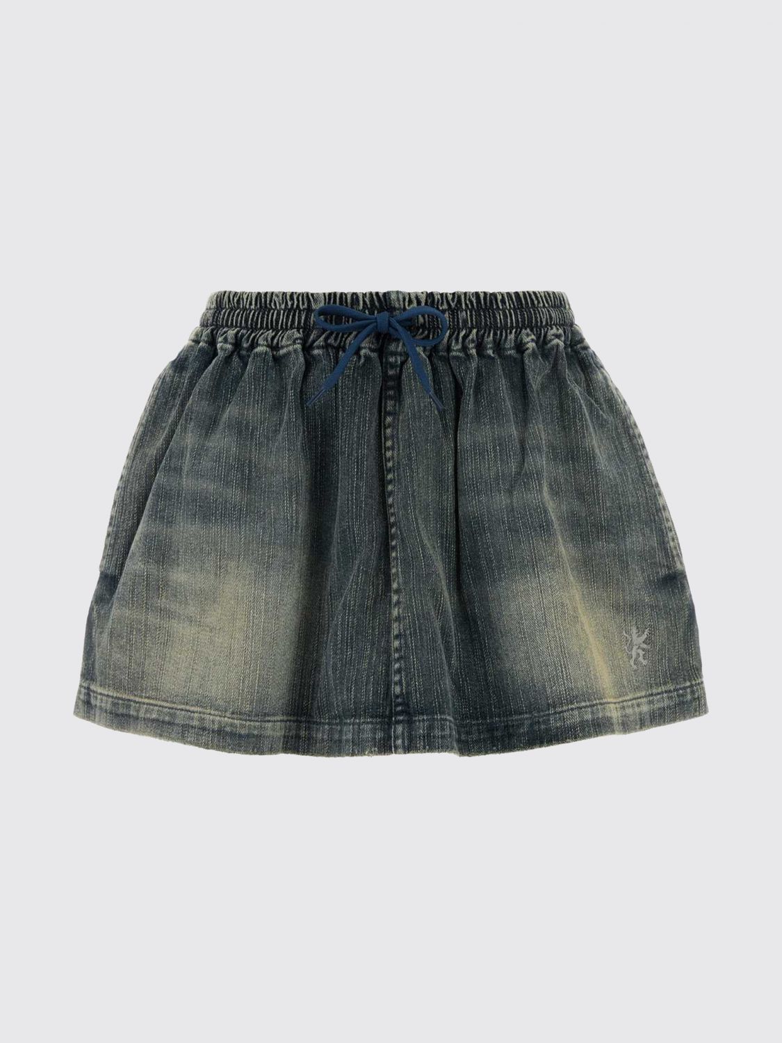 Skirt Woman color Gnawed Blue