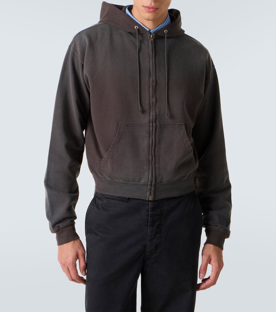 Cotton jersey hoodie