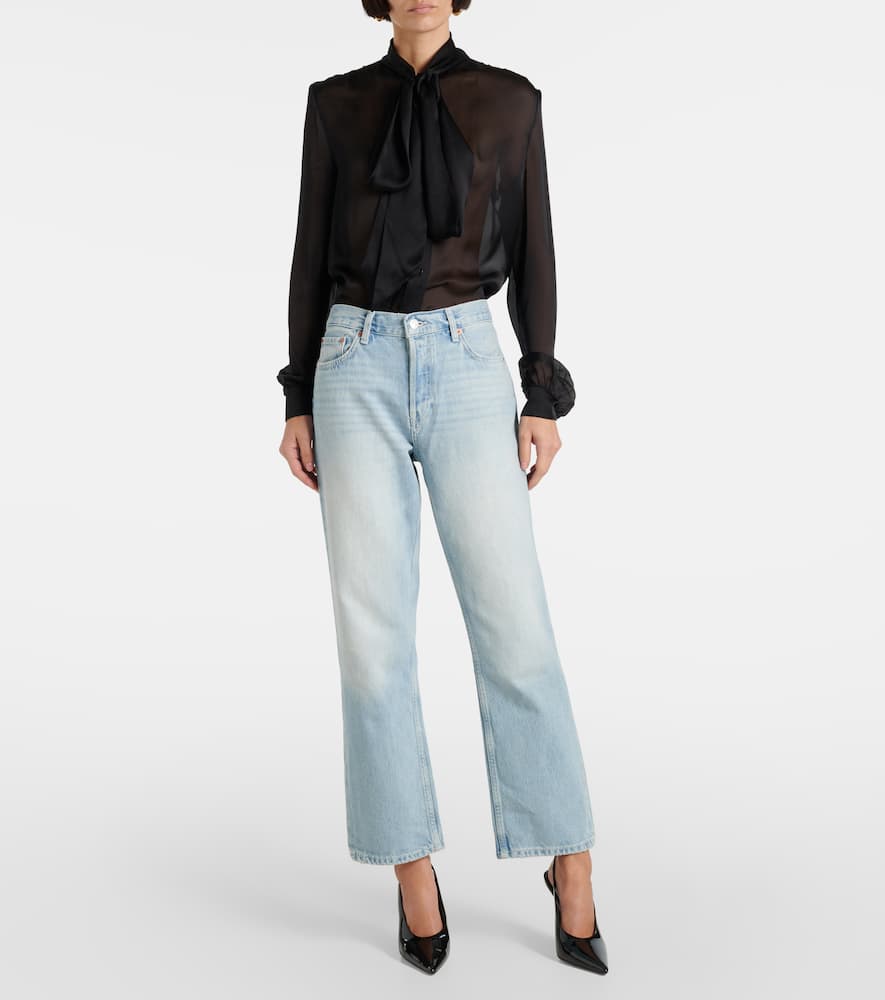 Easy Straight cropped straight jeans
