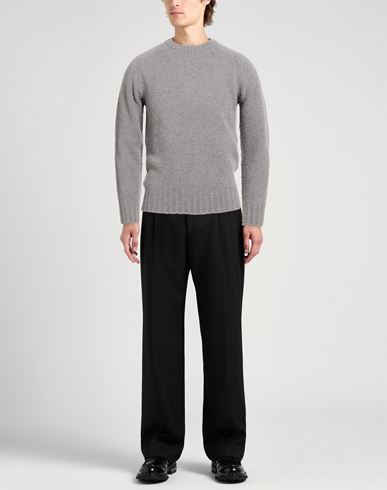 Man Sweater Grey Size 44 Merino Wool