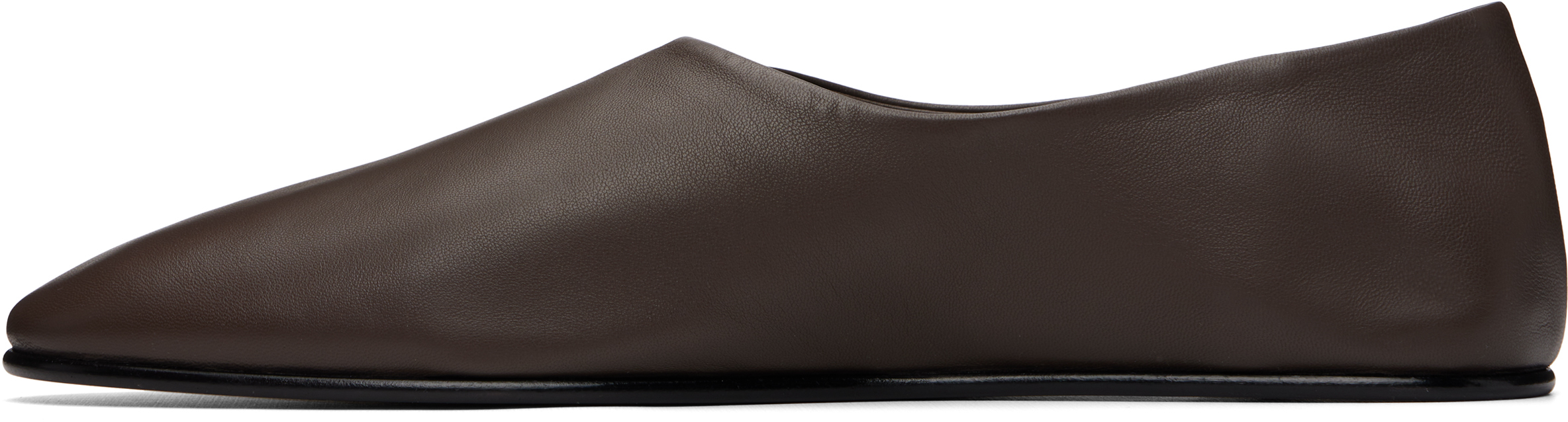 Brown Ballerino Loafers