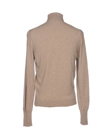 Man Turtleneck Camel Size 42 Cashmere