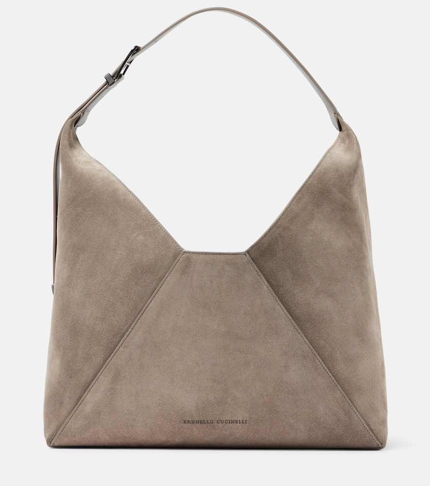 Brunello Cucinelli BC Duo suede shoulder bag