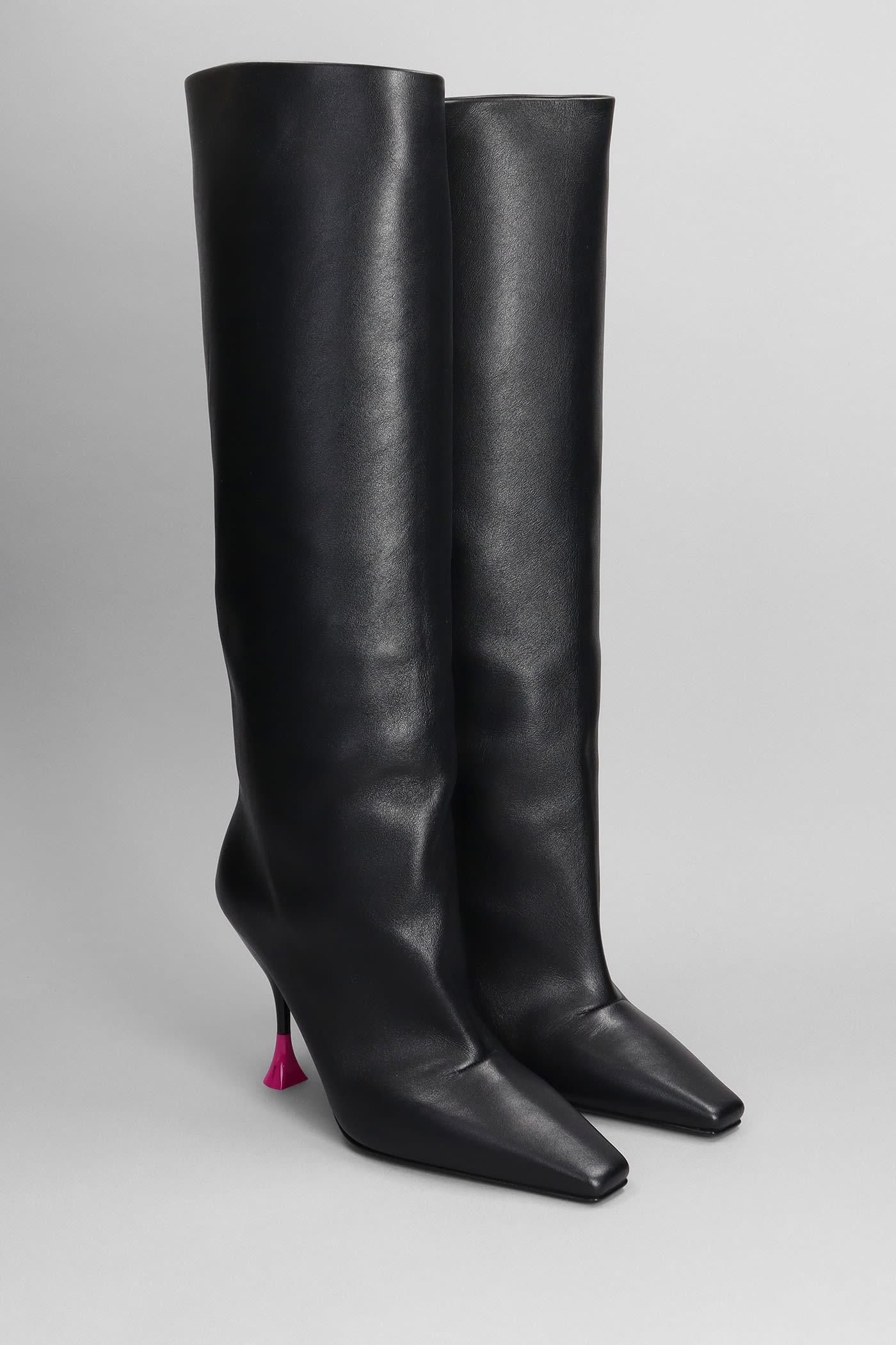 Agata 095 Boots In Black Leather