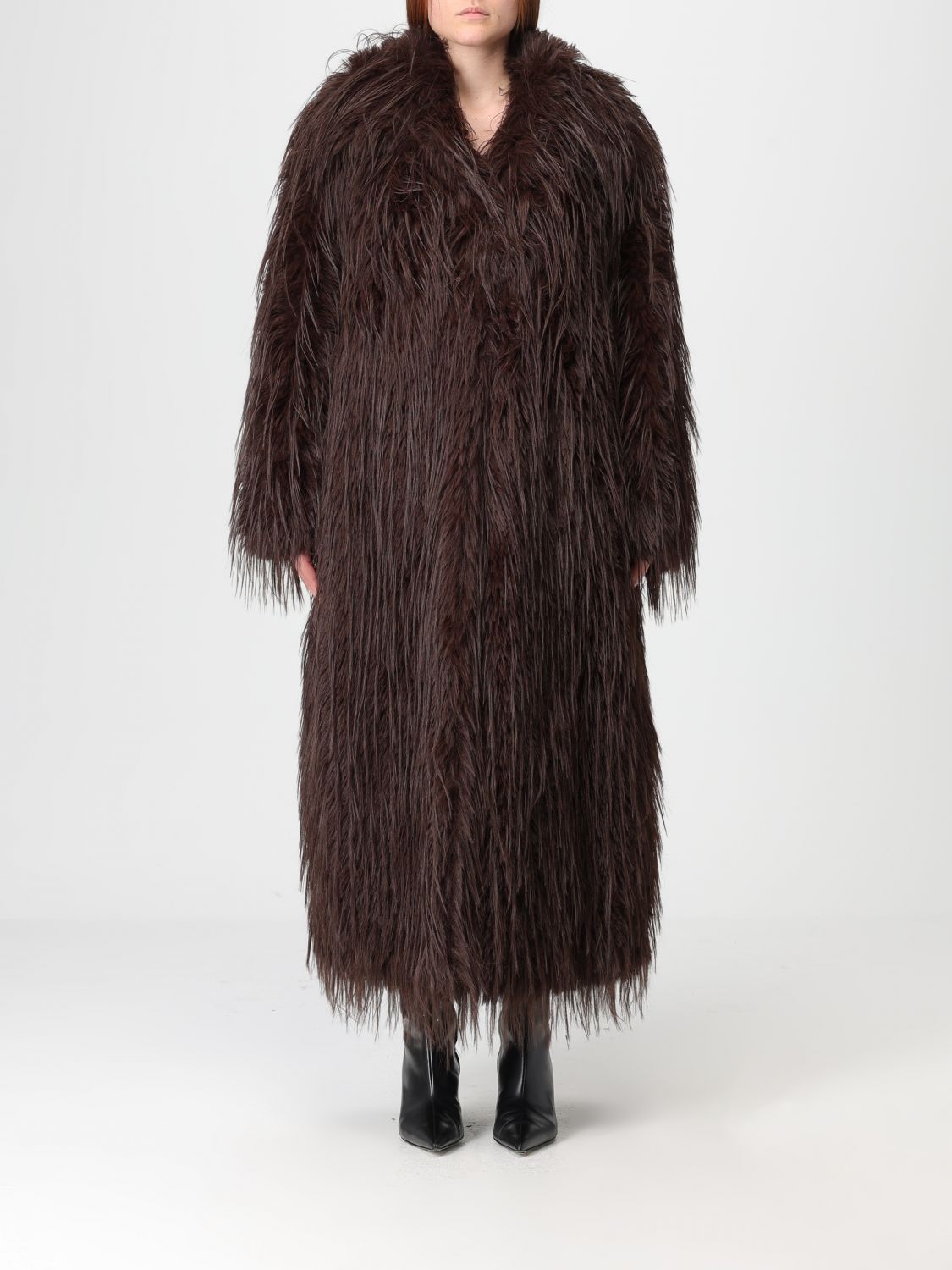 Coat Woman color Brown