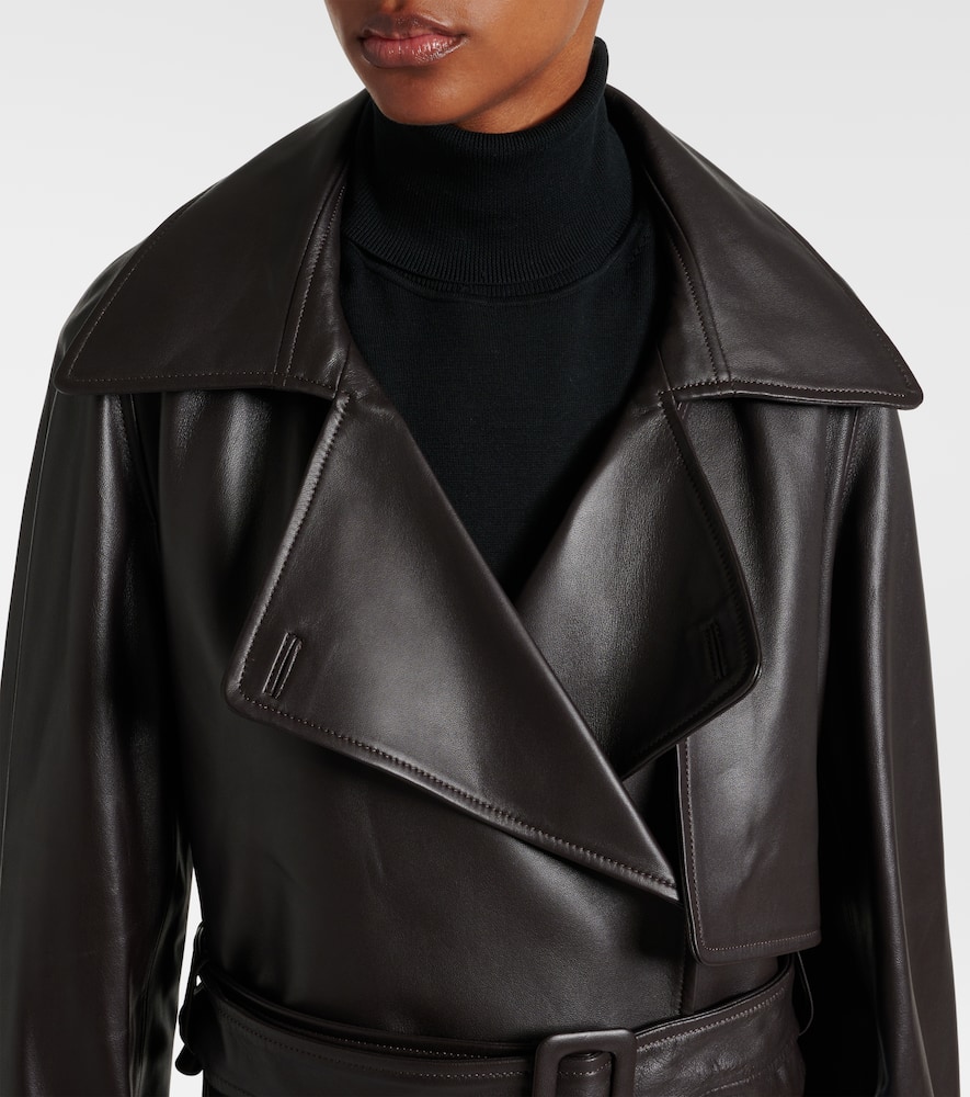 Hatti leather biker jacket
