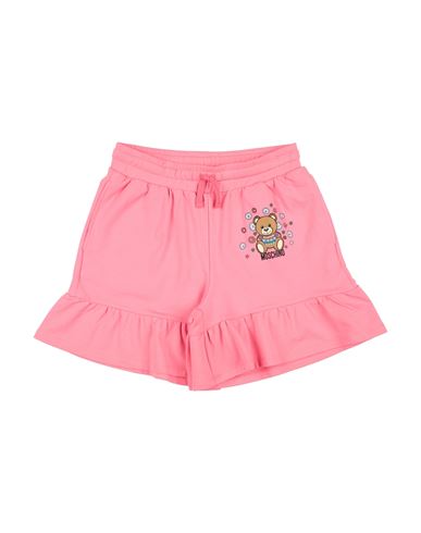 Kid Girl Shorts & Bermuda Shorts Pink Size 12 Cotton, Elastane