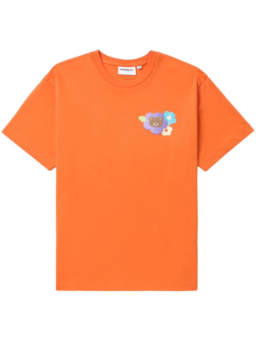 Graphic-print T-shirt - Orange