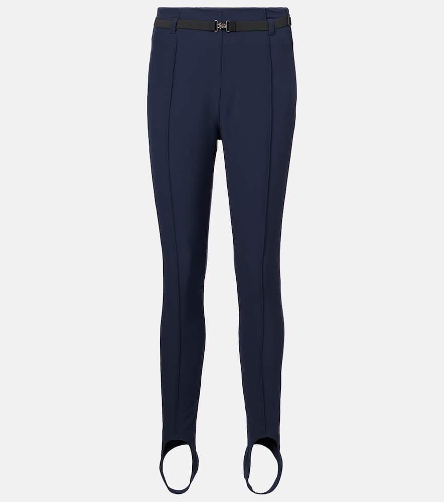Theodora belted stirrup ski pants