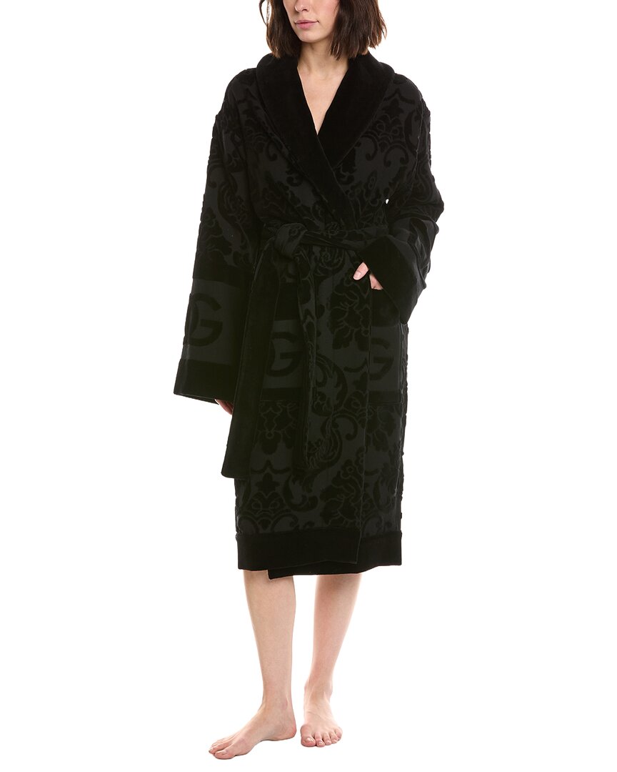 Terry Cotton Jacquard Bath Robe