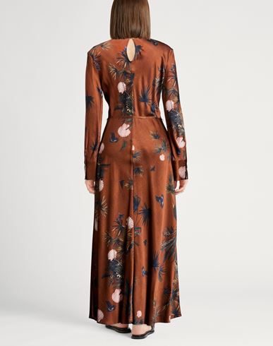 Forte_forte Woman Maxi dress Light brown Size 3 Viscose