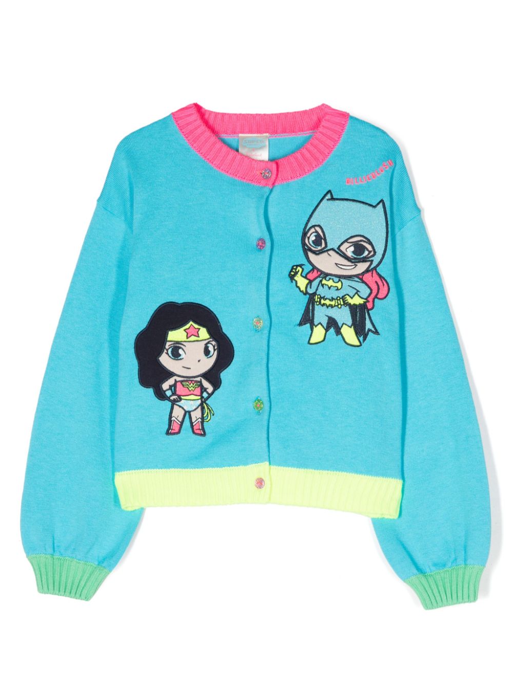Long-sleeve knitted jacket - Blue