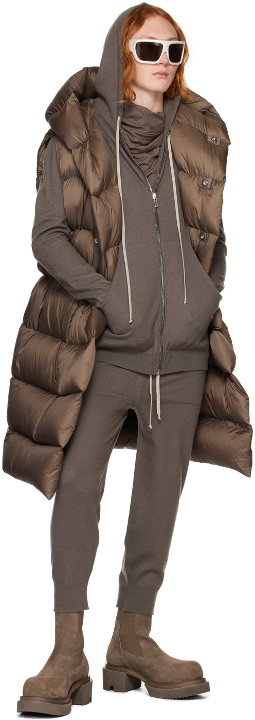 Gray zip-up hoodie