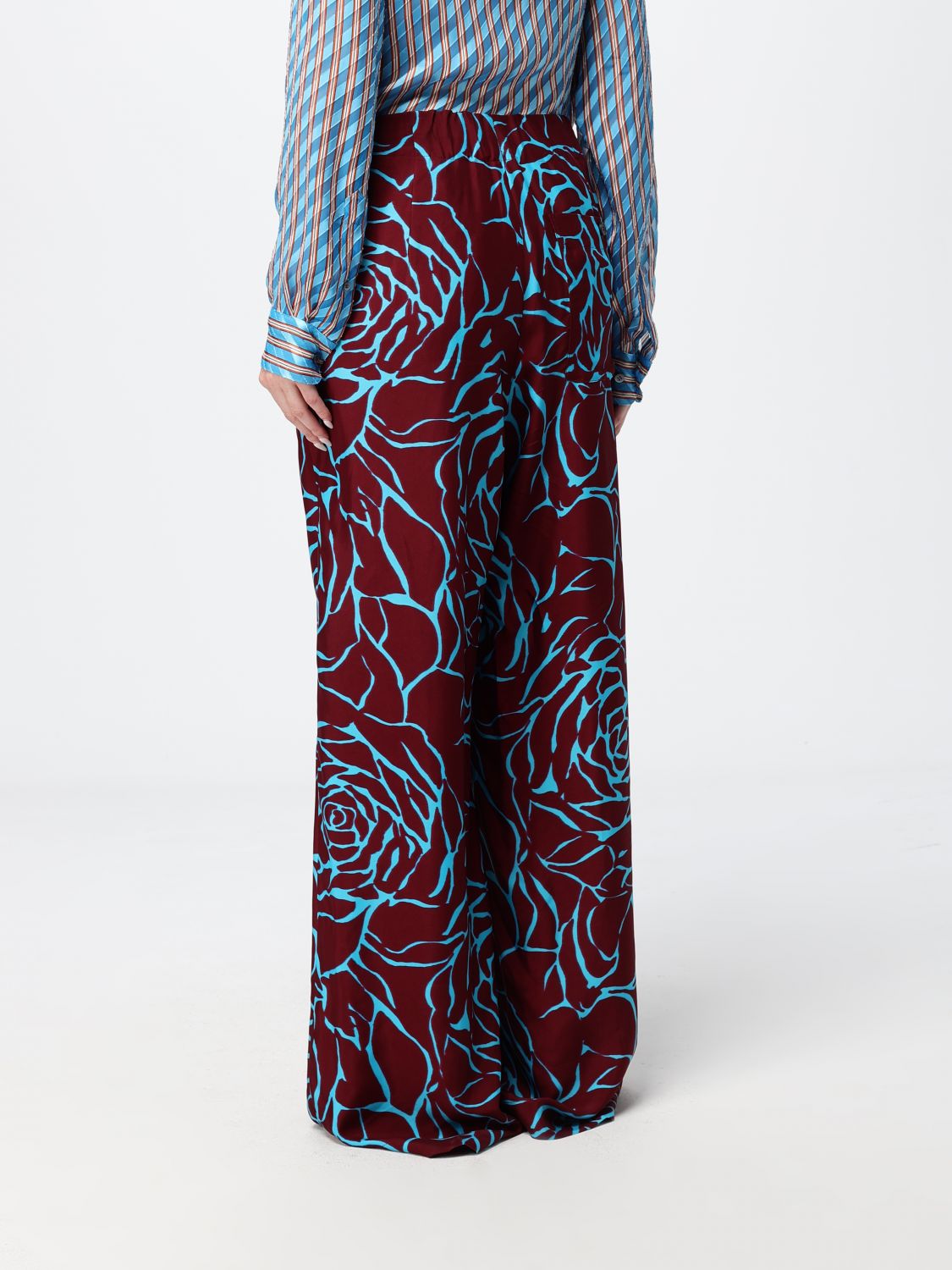 Pants Woman color Burgundy
