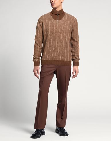 Man Sweater Brown Size L Wool