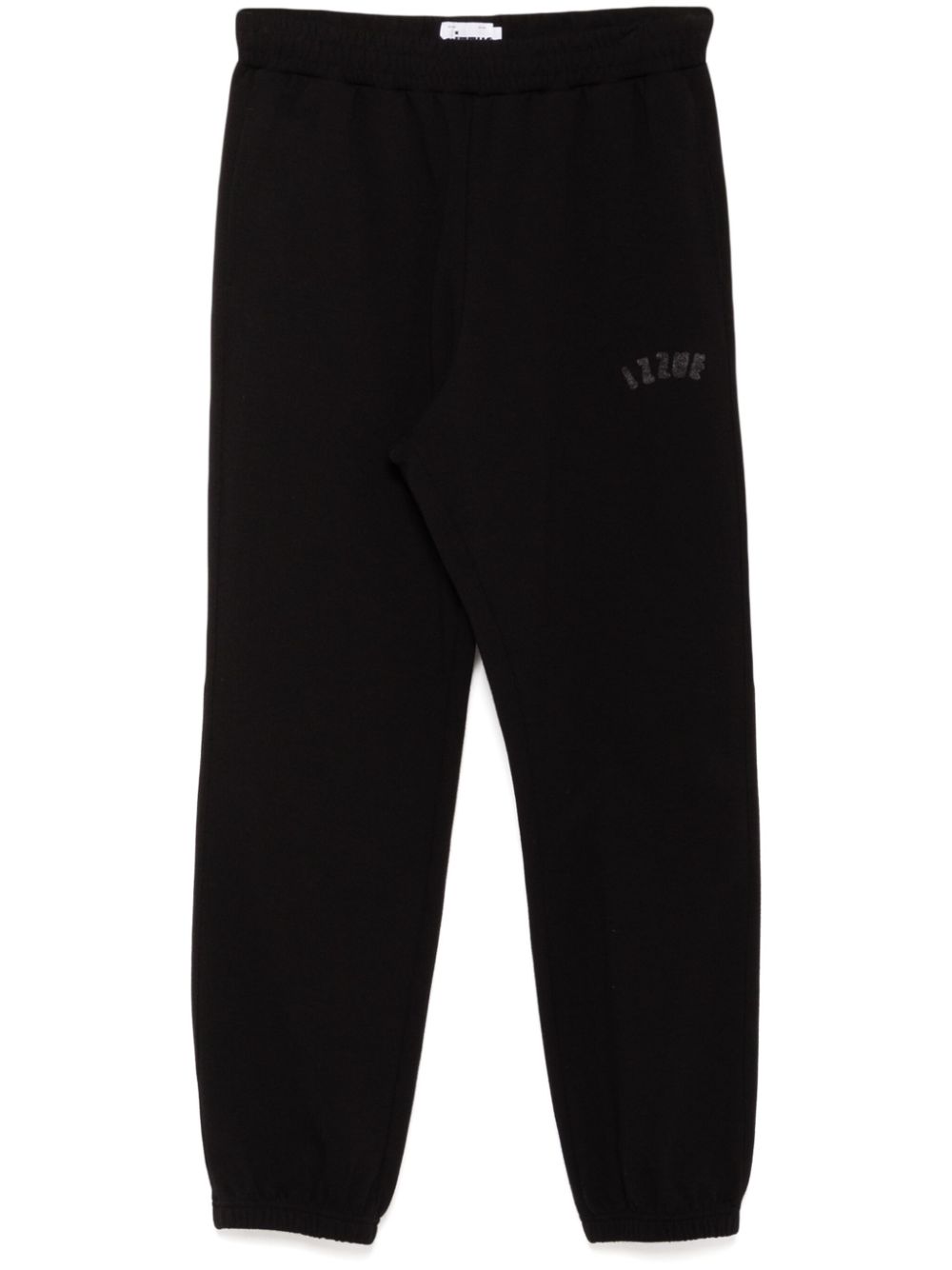 Logo-patch pants - Black
