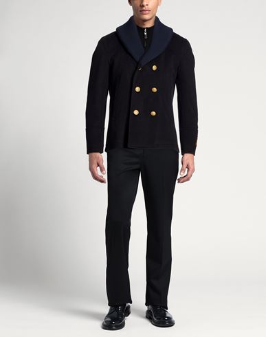 Man Coat Midnight blue Size 38 Wool, Cashmere