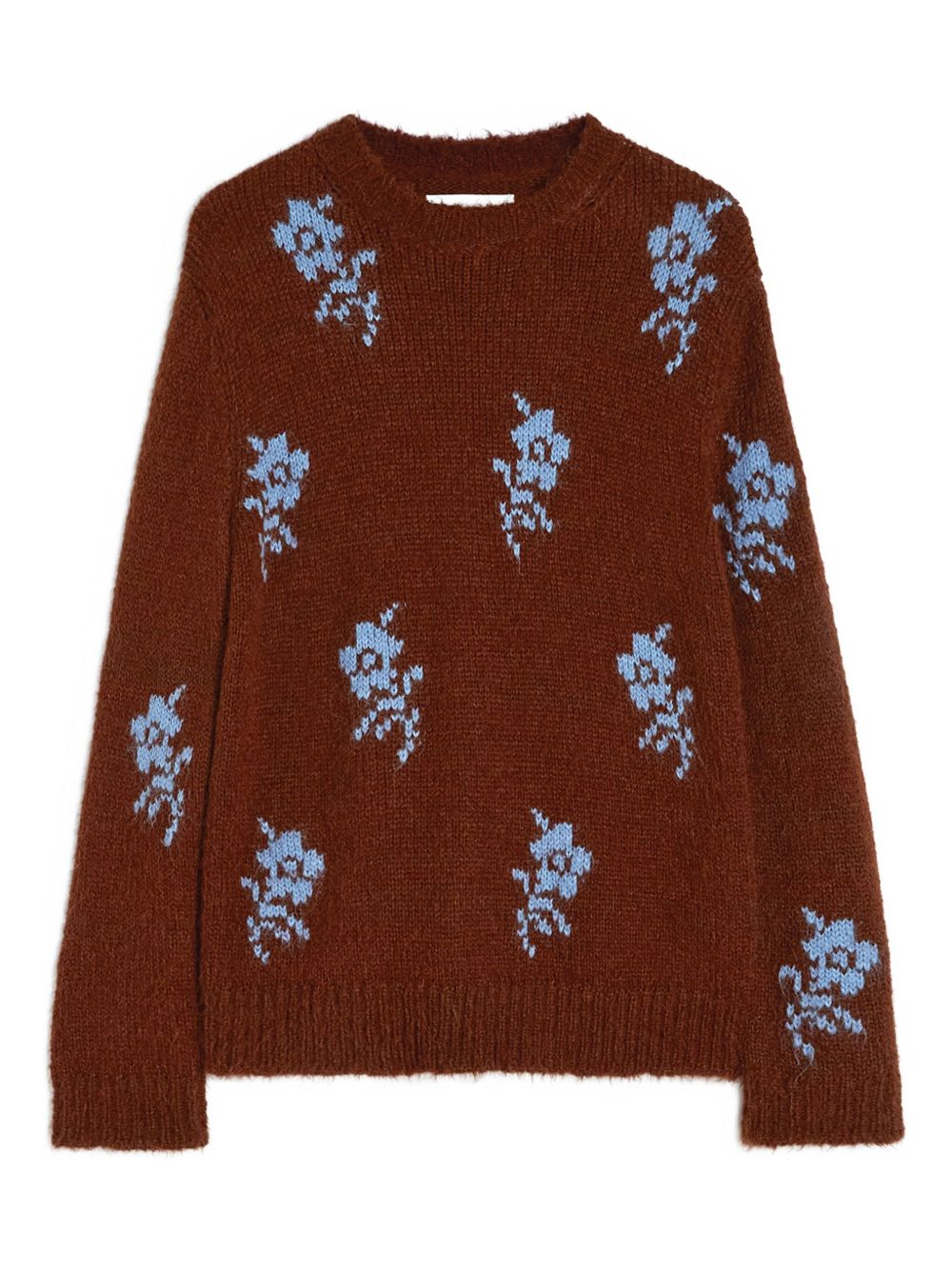 Floral sweater - Brown