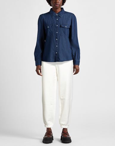 Woman Pants White Size M Cotton