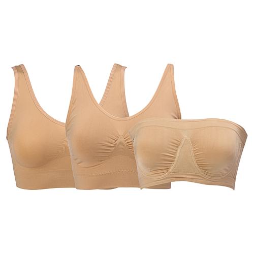 3-pack Best of Ahh Bra - White