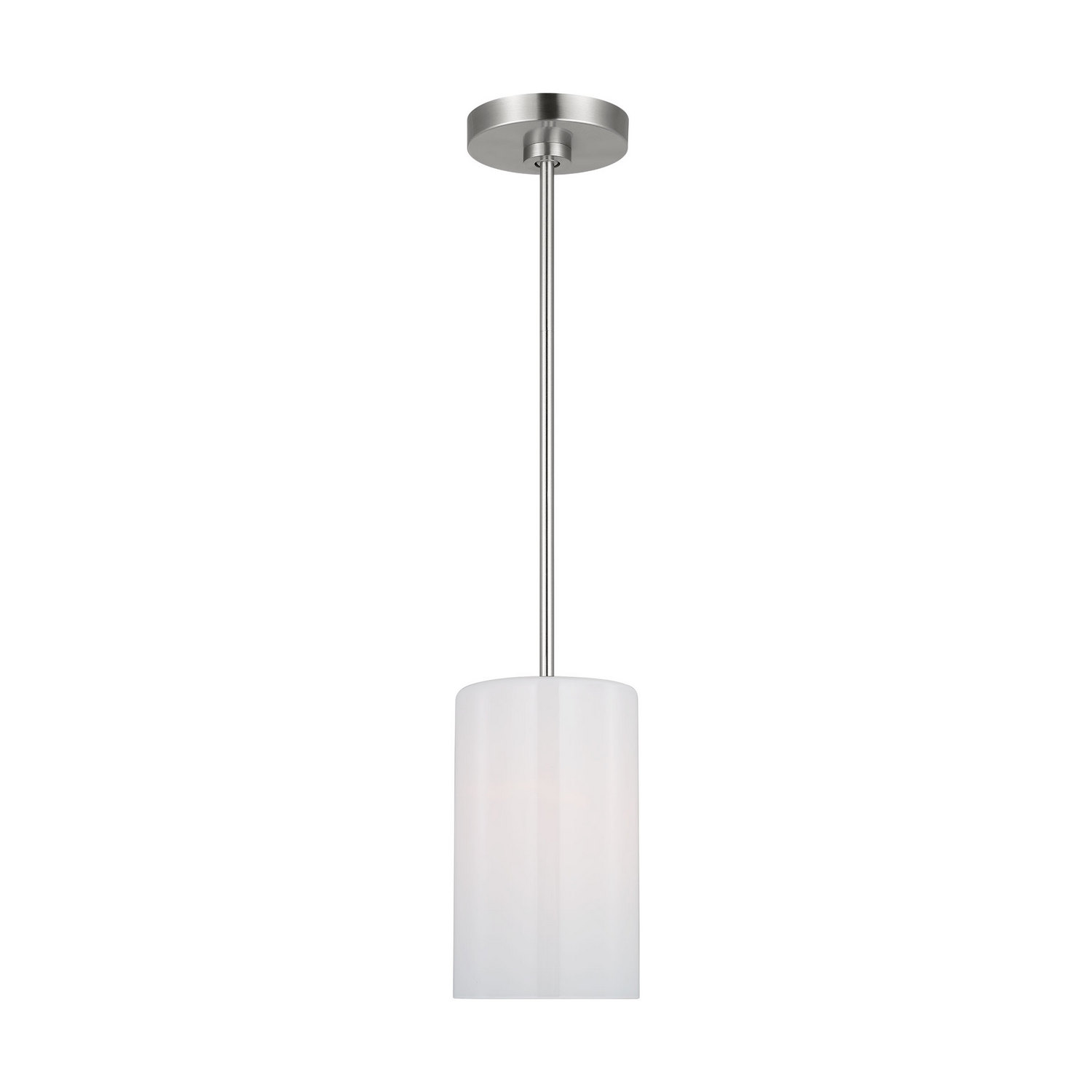Brushed Steel Mini Pendant from the Rhett Collection