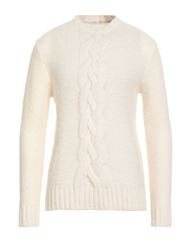 Man Sweater White Size 42 Acrylic, Wool, Polyester, Polyamide, Elastane