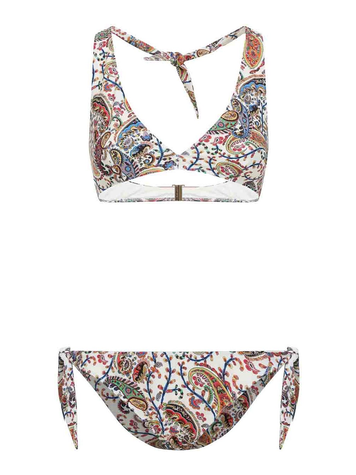 Etro - halter neck paisley two piece swim set