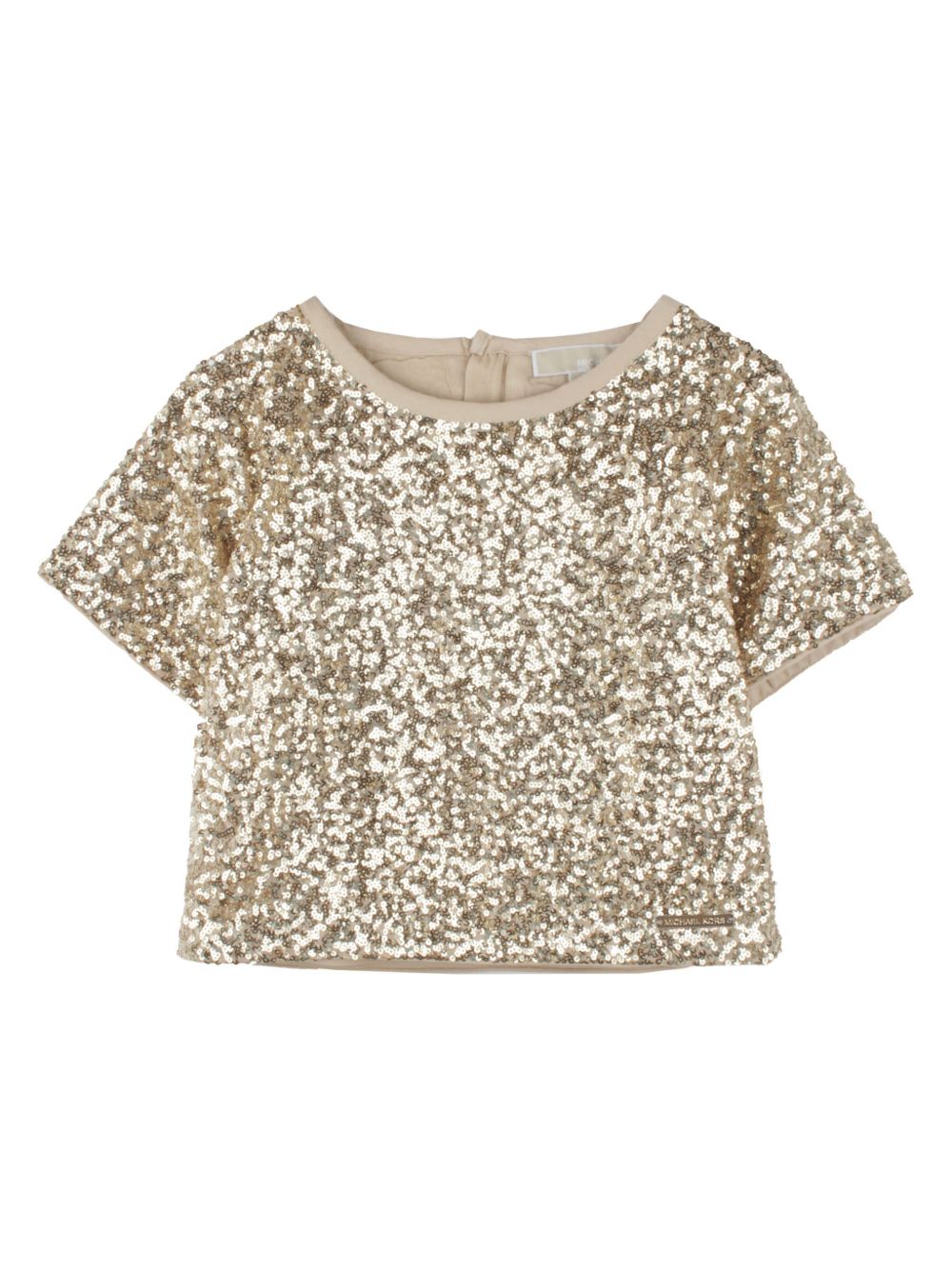 Sequinned blouse - Gold