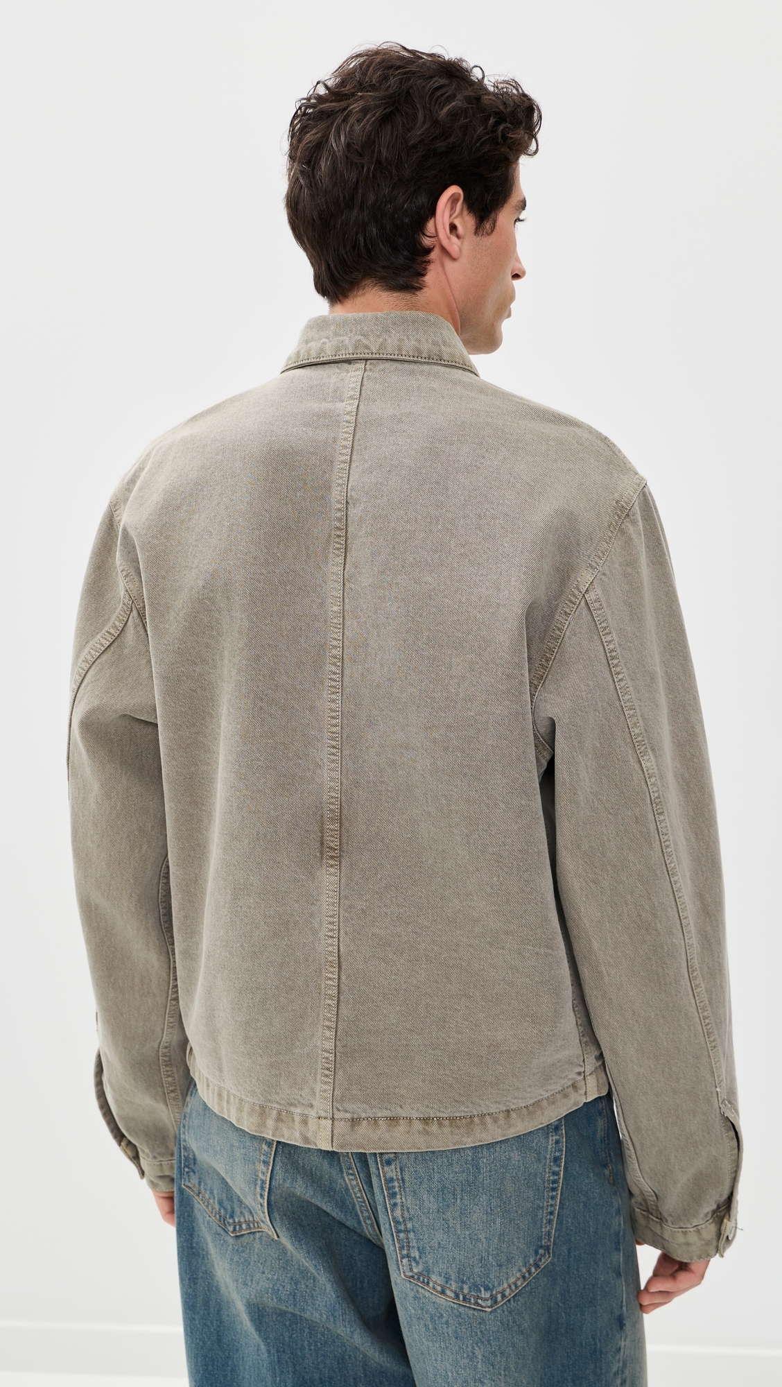 Zed Zip Twill Jacket Moss