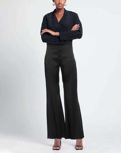 Woman Pants Black Size 0 Acetate, Viscose, Elastane