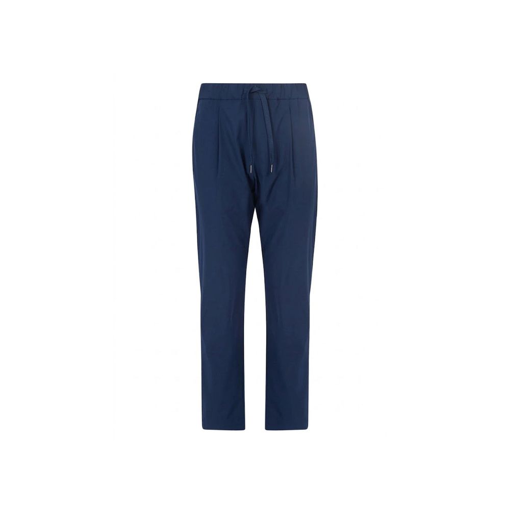 Elasticated Polyamide Joggers — Navy