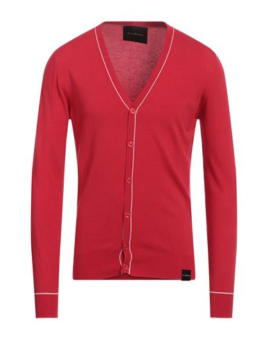 Man Cardigan Red
