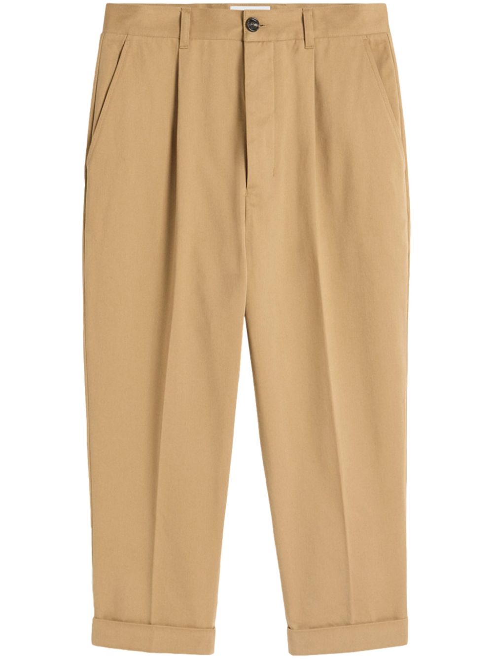 Tapered-leg trousers - Neutrals