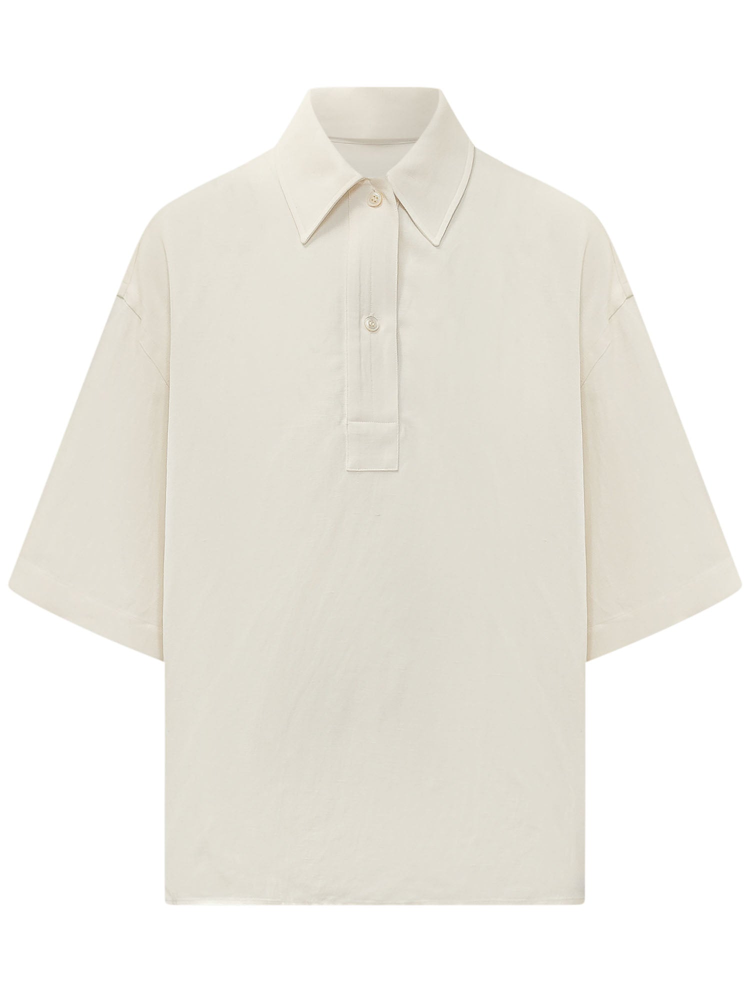 Modern Oversized Shirt with Unique Button Detail
