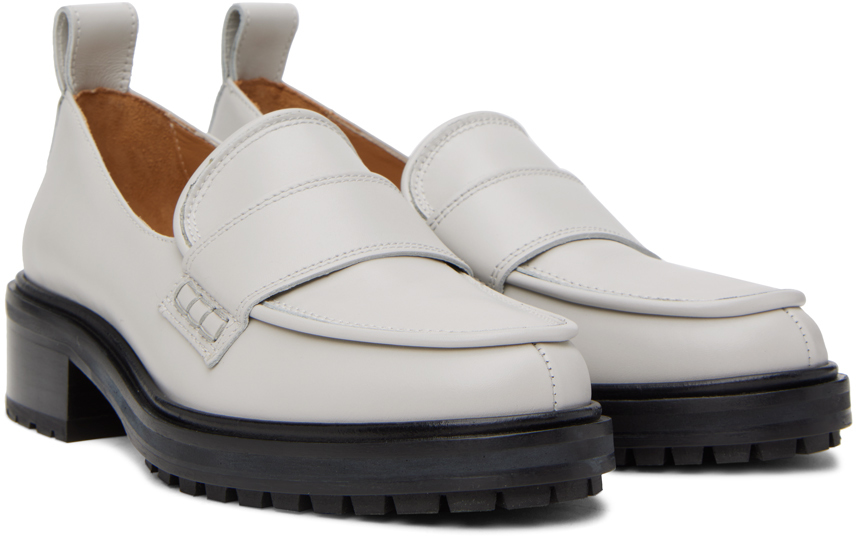 Aeyde Gray Ruth Loafers