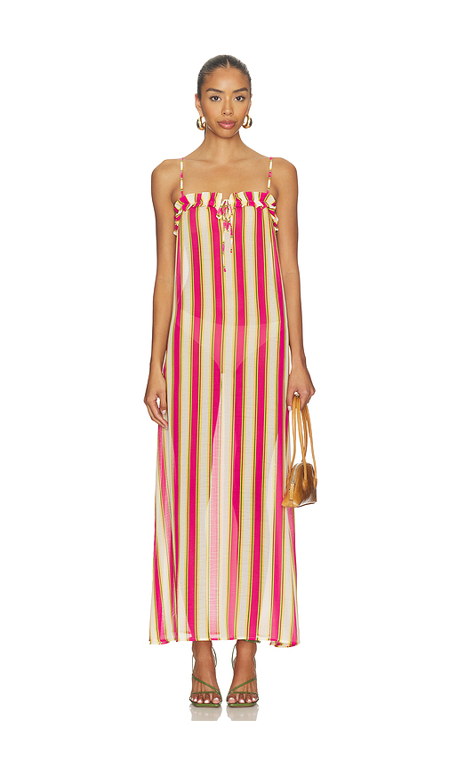Solid & Striped ROBE AYDEN en Orange. L. Also en M, S