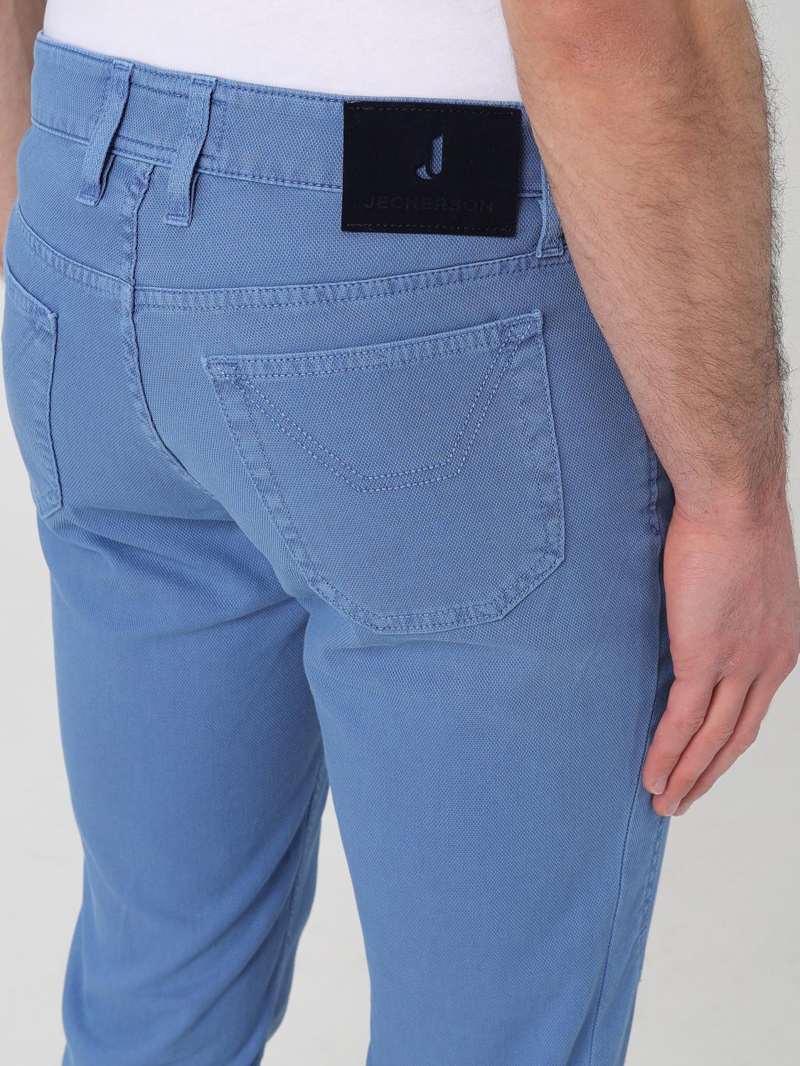 Pants JECKERSON Men color Gnawed Blue