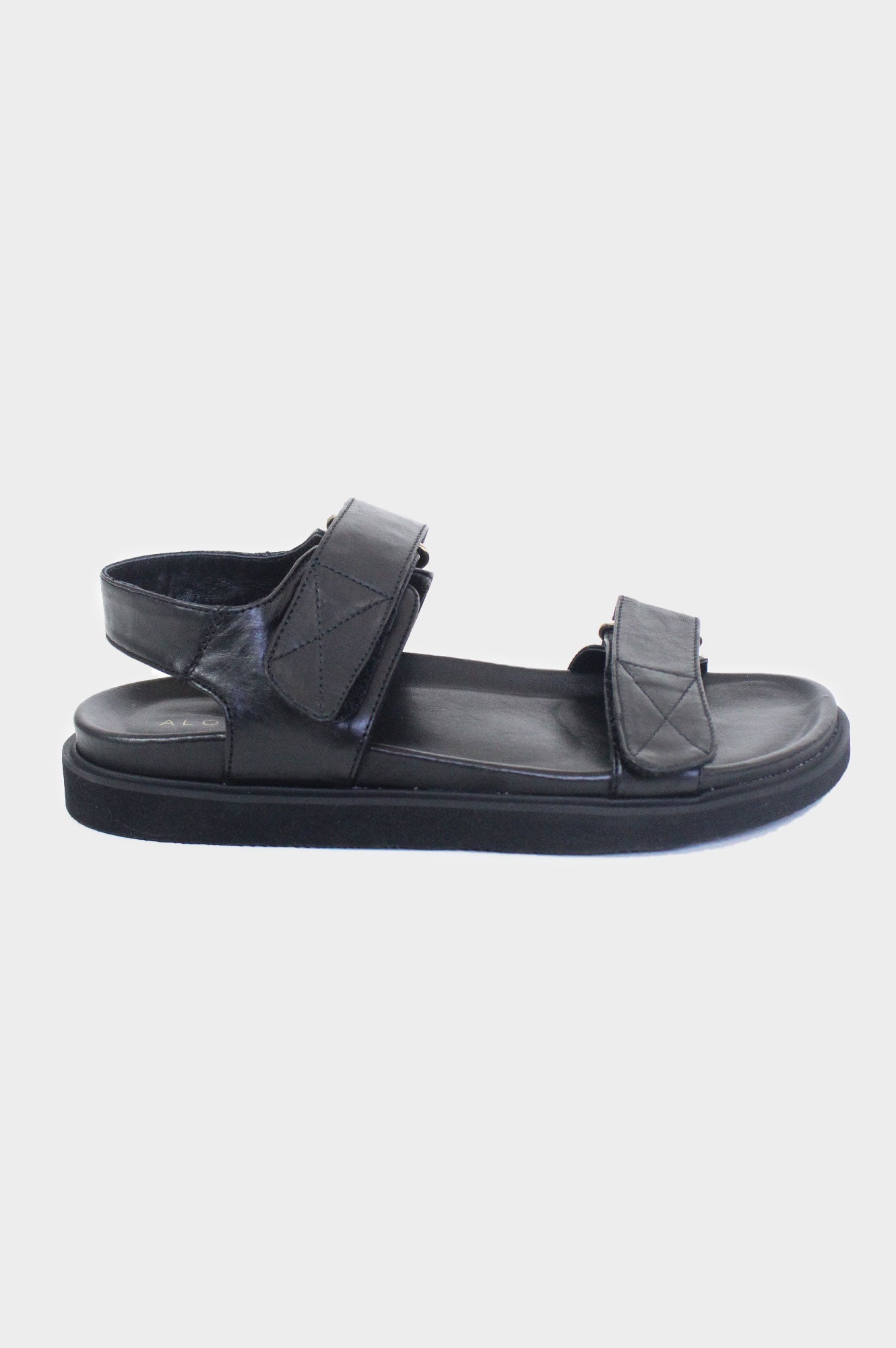 Traveller Hook Loop Sandals | Black