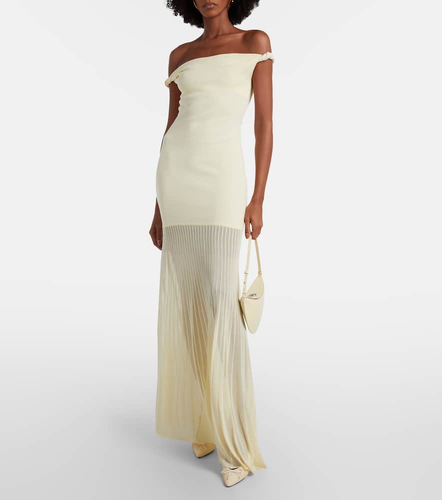 Elia off-shoulder maxi dress