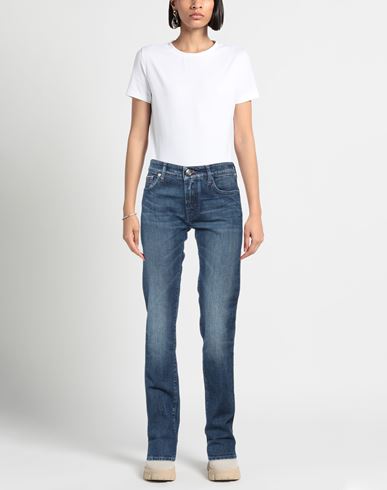 Jacob Cohёn Woman Jeans Blue Size 26 Cotton, Polyurethane
