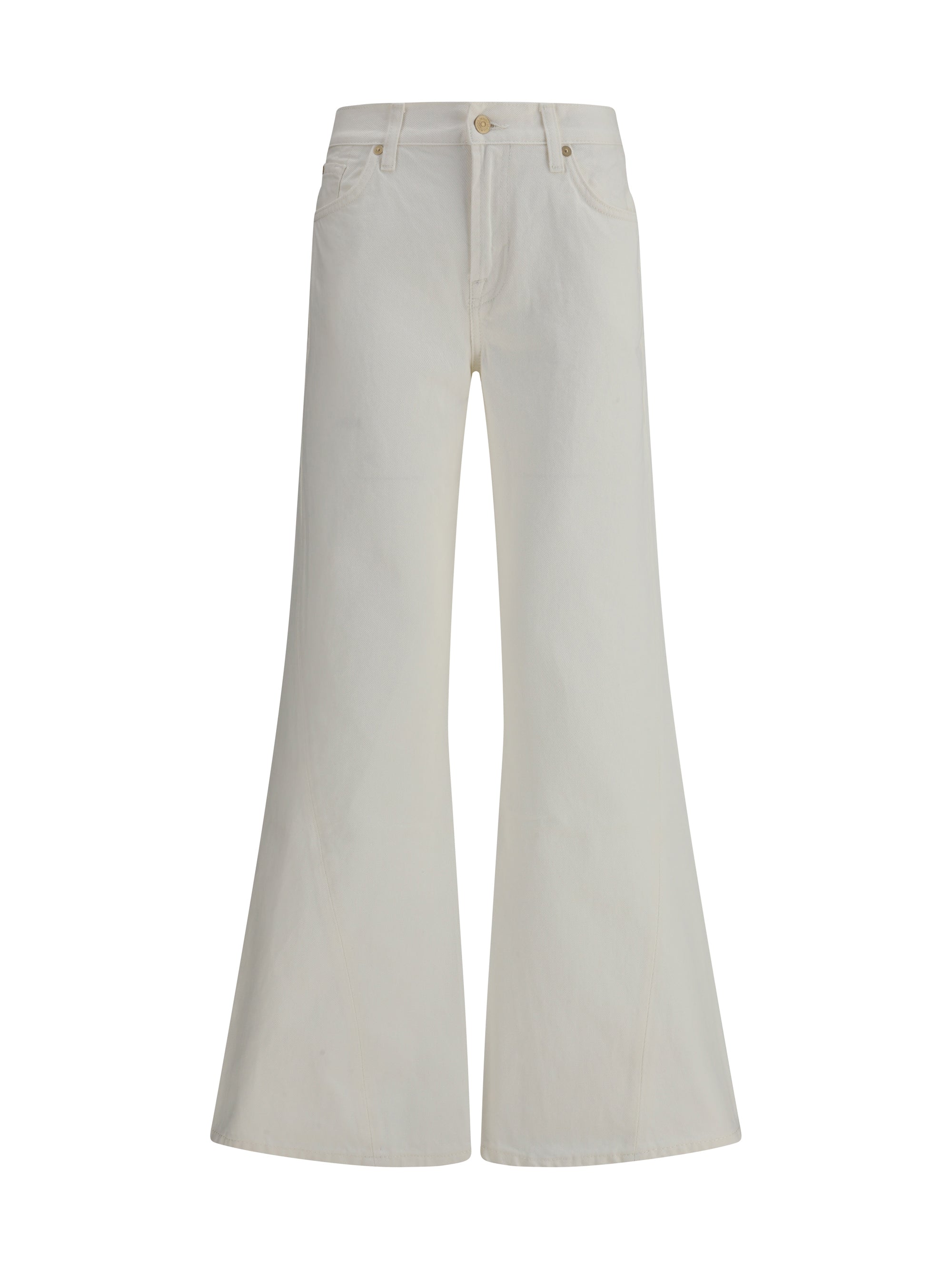 Spencer Flare Jeans — White