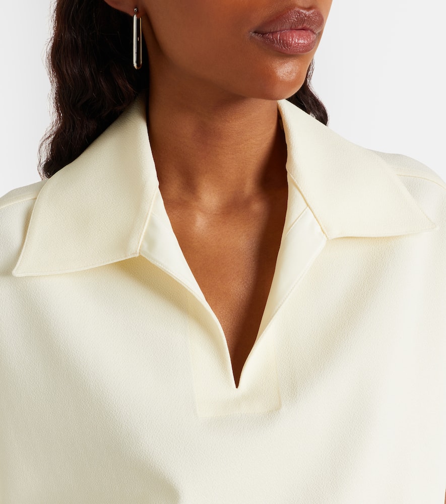 Knitted polo shirt