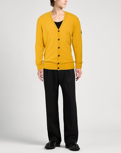 Roÿ Roger's Man Cardigan Mustard Size L Wool, Viscose, Polyamide, Cashmere