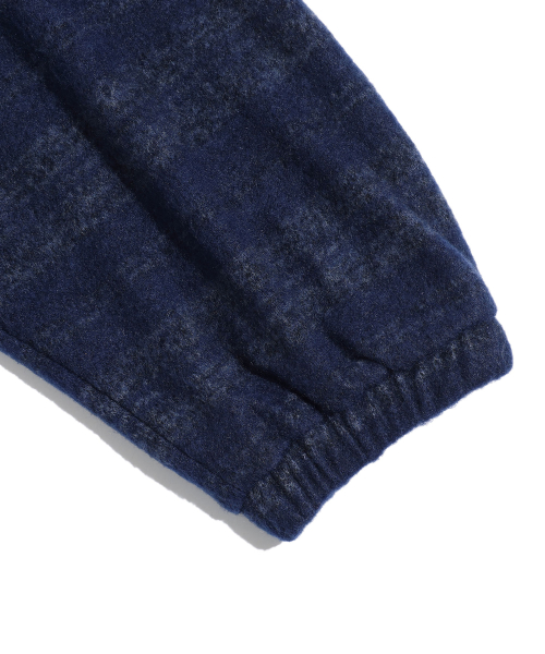 STRIPE HALF ZIP UP_NAVY