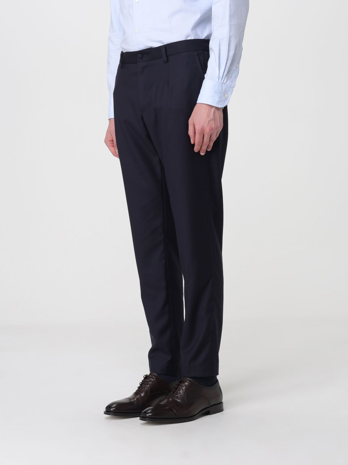 Pants Men color Blue