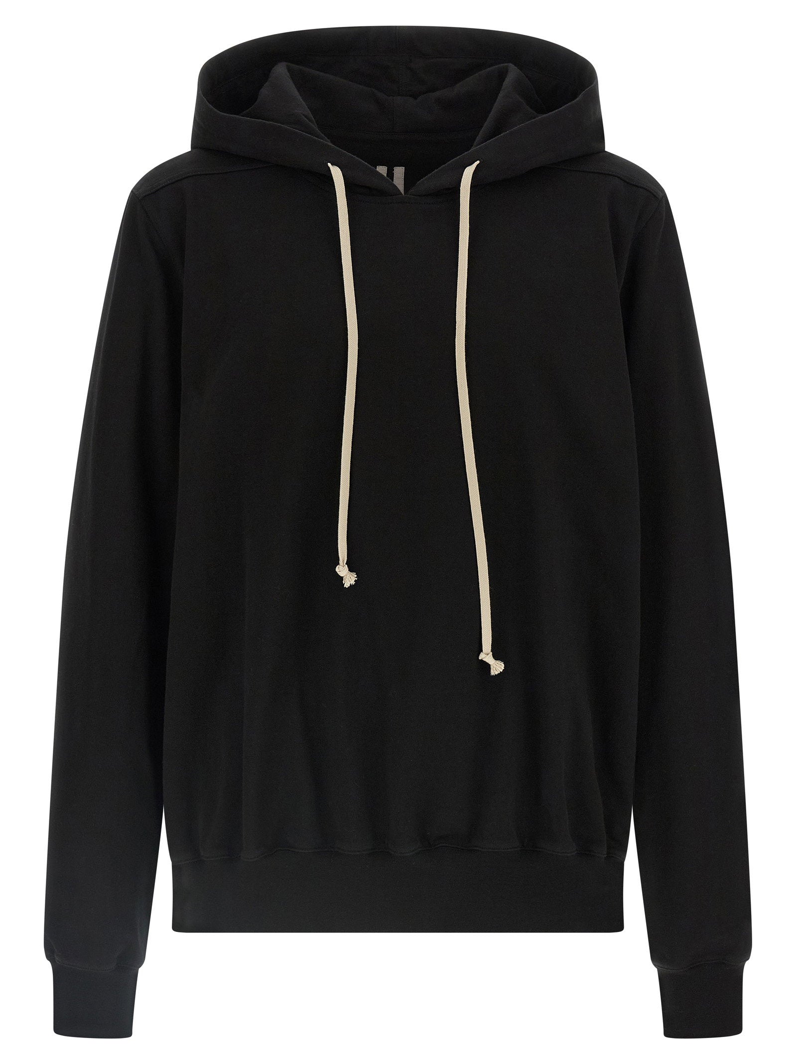 Heavy Cotton Jersey Hoodie — Black