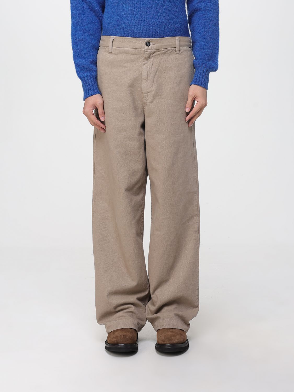 Jeans Men color Beige