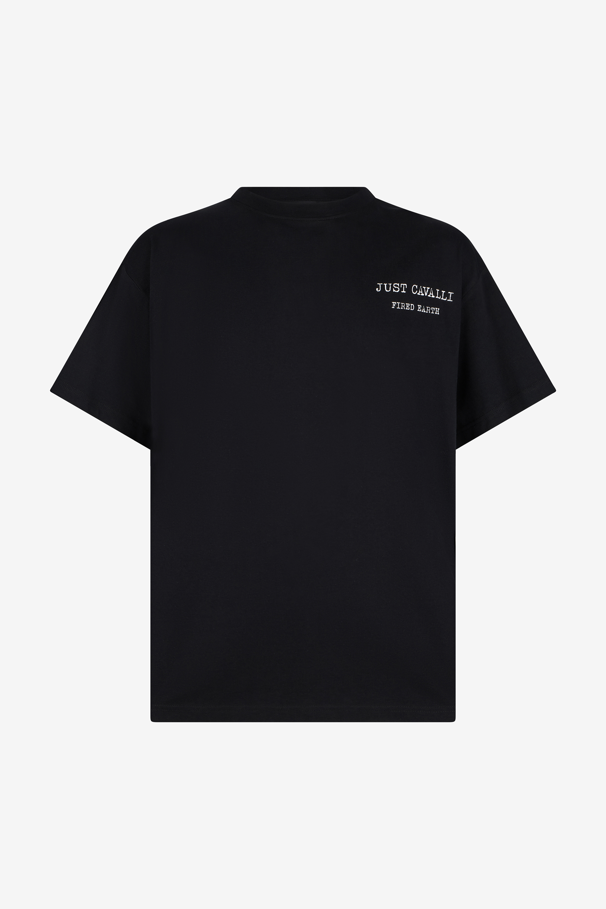 Black T-shirt With Deer Back Print